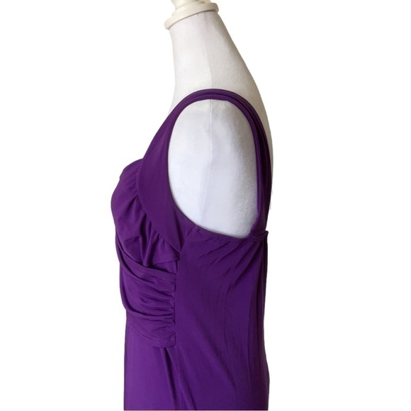 Venus Draped Front HiLo Dress - Picture 8 of 13